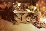 Anders Zorn Bread Baking Sweden oil painting artist